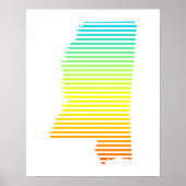 mississippi chill fade poster (Voorkant)