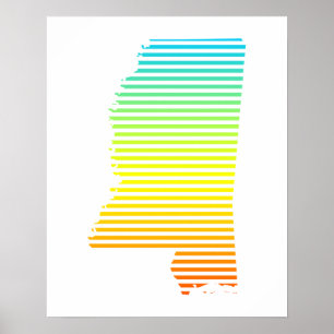 mississippi chill fade poster