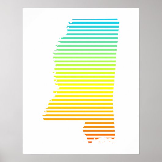 mississippi chill fade poster (Voorkant)