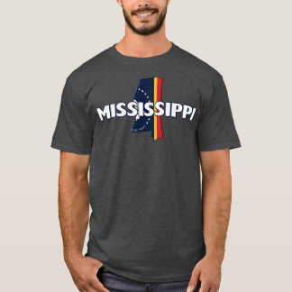 Mississippi Coloured State T-shirt
