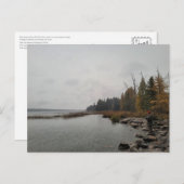 Mississippi Contemplations Minnesota Headwaters Briefkaart (Voorkant / Achterkant)