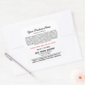 Mississippi cottage food label (Envelop)