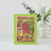 Mississippi de Magnolia-staat Briefkaart (Staand voorkant)