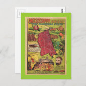 Mississippi de Magnolia-staat Briefkaart (Voorkant / Achterkant)