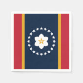 Mississippi: de vlag van de Amerikaanse staat Magn Servet (Voorkant)