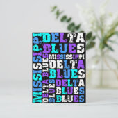 MISSISSIPPI DELTA BLUES BRIEFKAART (Staand voorkant)