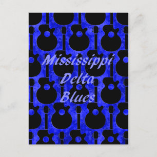Mississippi Delta Blues Briefkaart