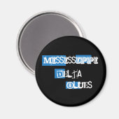Mississippi Delta Blues Magnet (Voorkant / Achterkant)