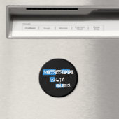 Mississippi Delta Blues Magnet (Insitu (Vaatwasser))