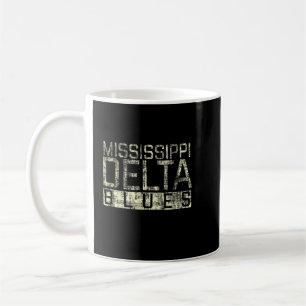 Mississippi Delta Blues  Retro Distress T Koffiemok