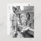 Mississippi Delta Children Briefkaart (Voorkant / Achterkant)