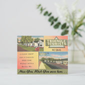 Mississippi, driehoeksmotoren, Meridiaan Briefkaart (Staand voorkant)