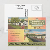 Mississippi, driehoeksmotoren, Meridiaan Briefkaart (Voorkant / Achterkant)