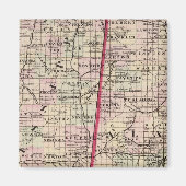 Mississippi en Alabama Magneet (Voorkant)