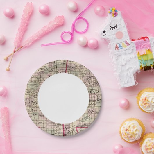 Mississippi en Alabama Papieren Bordje (Feest)