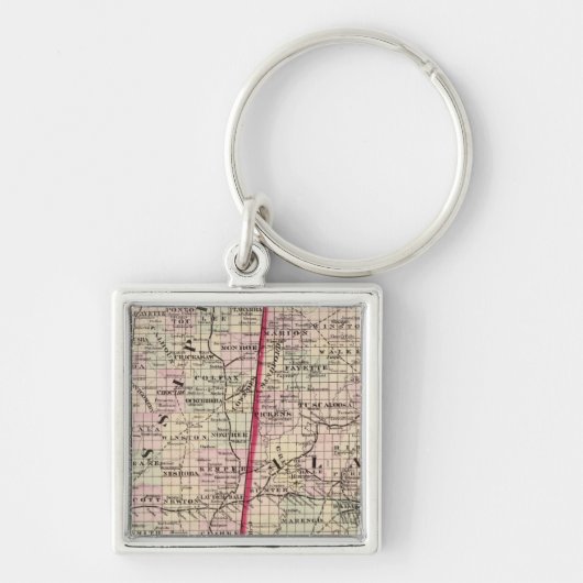 Mississippi en Alabama Sleutelhanger (Voorkant)