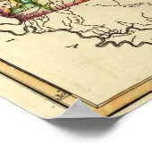 Mississippi en AlabamaPanoramic Map Poster (Hoek)