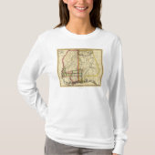 Mississippi en AlabamaPanoramic Map T-shirt (Voorkant)