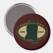 Mississippi Est. 1817 Magneet (Voorkant / Achterkant)