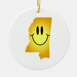 Mississippi Face Keramisch Ornament