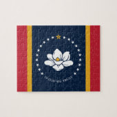 Mississippi Flag 2020 Nieuw Legpuzzel (Horizontaal)