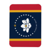 Mississippi Flag 2020 Nieuw Magneet (Verticaal)