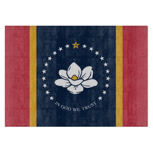 Mississippi Flag 2020 Nieuw Snijplank (Voorkant)
