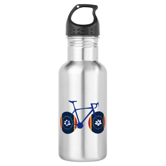 Mississippi Flag Cycling Waterfles (Voorkant)