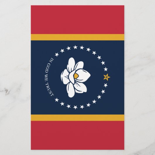 Mississippi Flag - New Magnolia Flag Flyer (Voorkant)