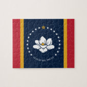 Mississippi Flag - New Magnolia Flag Legpuzzel (Horizontaal)