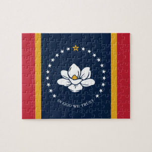 Mississippi Flag - New Magnolia Flag Legpuzzel