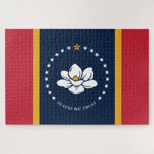 Mississippi Flag - New Magnolia Flag Legpuzzel