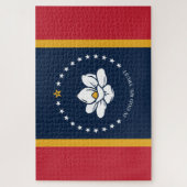 Mississippi Flag - New Magnolia Flag Legpuzzel (Verticaal)
