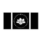 Mississippi Flag - New Magnolia Flag Rubberstempel (Afrduk)