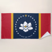 Mississippi Flag - New Magnolia Flag Strandlaken (Voorkant)