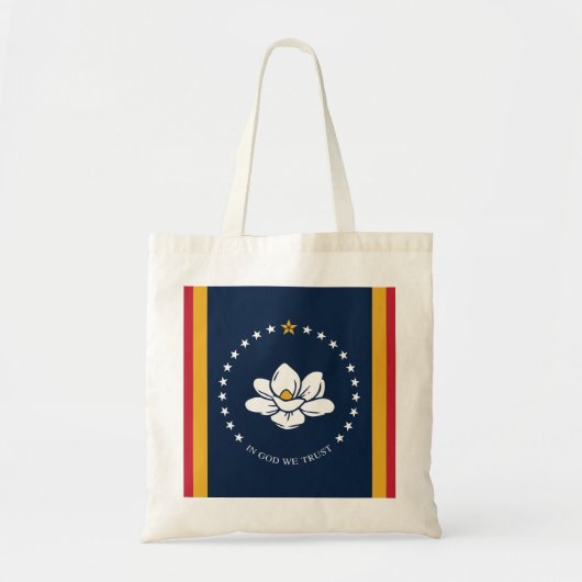 Mississippi Flag - New Magnolia Flag Tote Bag (Voorkant)