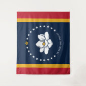 Mississippi Flag - New Magnolia Flag Wandkleed (Voorkant)