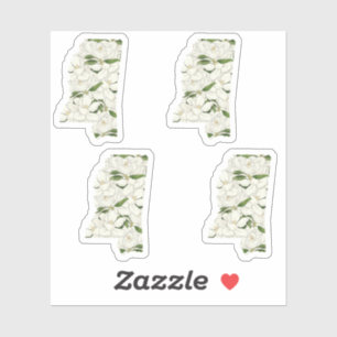 Mississippi Flower Sticker