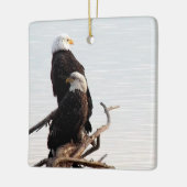 Mississippi Flyway Dreaming-keramisch decoratief Keramisch Ornament (Links)