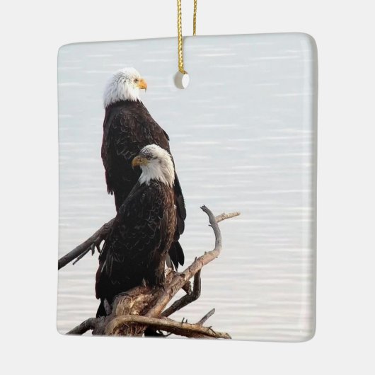 Mississippi Flyway Dreaming-keramisch decoratief Keramisch Ornament (Links)