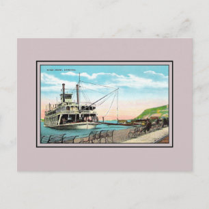  Mississippi Front Hannibal MO Briefkaart