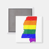 Mississippi Gay Pride Flag Magneet (Voorkant / Achterkant)