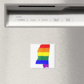 Mississippi Gay Pride Flag Magneet (Insitu (Vaatwasser))
