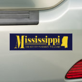 Mississippi Gold Bumpersticker (Op auto)