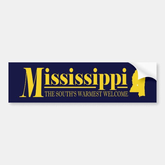 Mississippi Gold Bumpersticker (Voorkant)