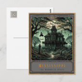 Mississippi | Gotische kunst Briefkaart (Voorkant / Achterkant)