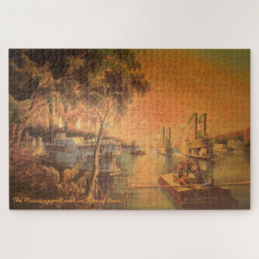 Mississippi Grote Puzzle Legpuzzel (Horizontaal)