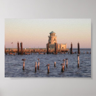 "MISSISSIPPI GULF COAST" POSTER