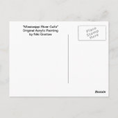 Mississippi Gulls Briefkaart (Achterkant)