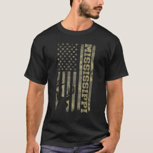 Mississippi Hertenjager Hertenjacht Camo T-shirt